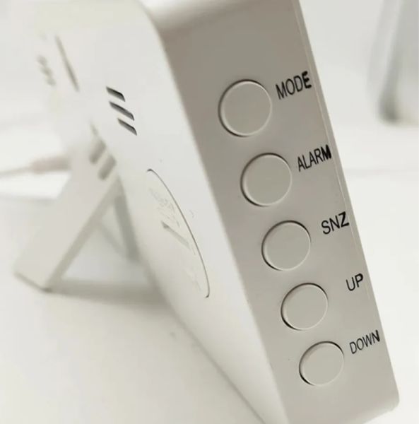 Настольные зеркальные LED-часы YQ-719 (часы, будильник, термометр, календарь)